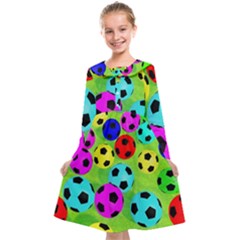 Balls Colors Kids  Midi Sailor Dress by Ket1n9