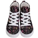 Flower Art Pattern Kids  Hi-Top Skate Sneakers View1