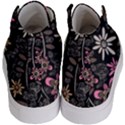 Flower Art Pattern Kids  Hi-Top Skate Sneakers View4