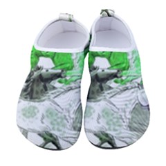 Horse-horses-animal-world-green Men s Sock-style Water Shoes by Ket1n9