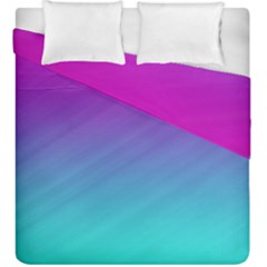 Background-pink-blue-gradient Duvet Cover Double Side (king Size) by Ket1n9