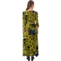 Technology Circuit Board Button Up Maxi Dress View2