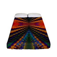 Casanova Abstract Art-colors Cool Druffix Flower Freaky Trippy Fitted Sheet (full/ Double Size) by Ket1n9