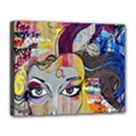 Graffiti-mural-street-art-painting Canvas 14  x 11  (Stretched) View1