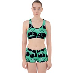 Art Alien Pattern Work It Out Gym Set by Ket1n9