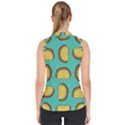 Taco-drawing-background-mexican-fast-food-pattern Mock Neck Shell Top View2