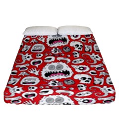 Another Monster Pattern Fitted Sheet (california King Size) by Ket1n9