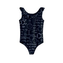 Medical Biology Detail Medicine Psychedelic Science Abstract Abstraction Chemistry Genetics Pattern Kids  Frill Swimsuit by Grandong