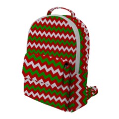 Christmas-paper-scrapbooking-pattern- Flap Pocket Backpack (large) by Grandong