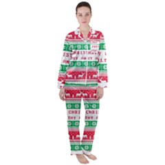 Merry Christmas Ya Filthy Animal Women s Long Sleeve Satin Pajamas Set	 by Grandong