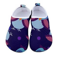 Owl-pattern-background Men s Sock-style Water Shoes by Grandong