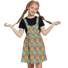 Owl-stars-pattern-background Kids  Apron Dress by Grandong