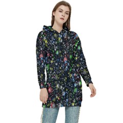 Illustration Universe Star Planet Women s Long Oversized Pullover Hoodie by Grandong