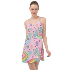 Bears Kawaii Pattern Summer Time Chiffon Dress by Grandong