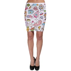 Set-kawaii-doodles -- Bodycon Skirt by Grandong