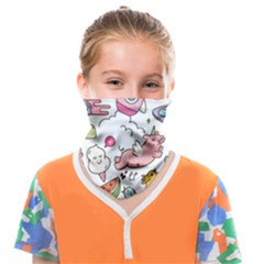 Set-kawaii-doodles -- Face Covering Bandana (kids) by Grandong