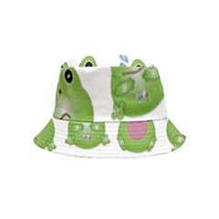 Kawaii-frog-rainy-season-japanese Inside Out Bucket Hat (kids) by Grandong