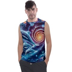 Dolphins Fantasy Men s Regular Tank Top by Ravend