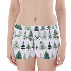 Christmas Trees Boyleg Bikini Wrap Bottoms by Vaneshop