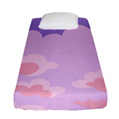 Sky Nature Sunset Clouds Space Fantasy Sunrise Fitted Sheet (single Size) by Vaneshop