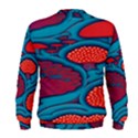 Vintage Ornate Mushroom Leafage Wallpaper Men s Sweatshirt View2