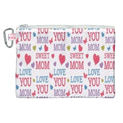 Love Mom Happy Mothers Day I Love Mom Graphic Canvas Cosmetic Bag (xl) by Vaneshop