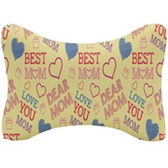 Love Mom Happy Mothers Day I Love Mom Graphic Pattern Seat Head Rest Cushion by Vaneshop