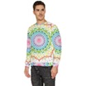 Mandala Pattern Rainbow Pride Men s Fleece Sweatshirt View2