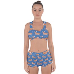 Corgi Patterns Racerback Boyleg Bikini Set by Amaryn4rt