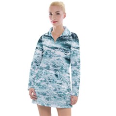 Ocean Wave Women s Long Sleeve Casual Dress by Jack14