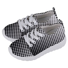 Background-wallpaper-texture-lines Dot Dots Black White Kids  Lightweight Sports Shoes by Amaryn4rt