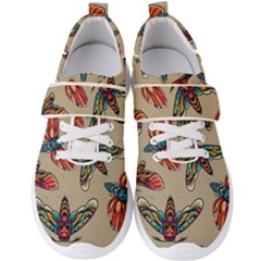 Tattoos Colorful Seamless Pattern Men s Velcro Strap Shoes by Amaryn4rt