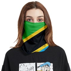 Flag Of Tanzania Face Covering Bandana (two Sides) by Amaryn4rt