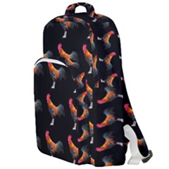 Background-pattern-chicken-fowl Double Compartment Backpack by Amaryn4rt