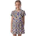 Ceramic-portugal-tiles-wall- Kids  Asymmetric Collar Dress View1