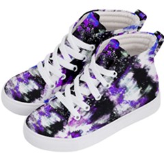 Abstract Canvas-acrylic-digital-design Kids  Hi-top Skate Sneakers by Amaryn4rt