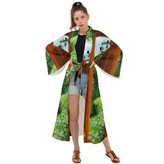 Beautiful World Entry Door Fantasy Maxi Kimono by Amaryn4rt