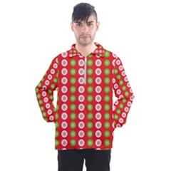 Festive Pattern Christmas Holiday Men s Half Zip Pullover by Amaryn4rt