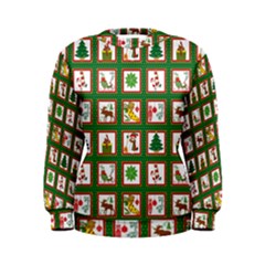 Christmas-paper-christmas-pattern Women s Sweatshirt by Amaryn4rt