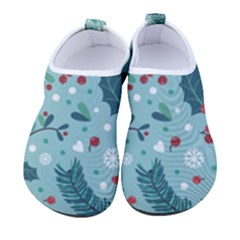 Seamless-pattern-with-berries-leaves Men s Sock-style Water Shoes by Amaryn4rt