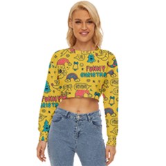 Colorful-funny-christmas-pattern Cool Ho Ho Ho Lol Lightweight Long Sleeve Sweatshirt by Amaryn4rt