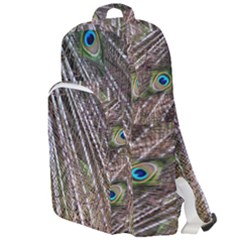 Peacock-feathers-pattern-colorful Double Compartment Backpack by Amaryn4rt