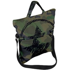 Military-camouflage-design Fold Over Handle Tote Bag by Amaryn4rt