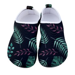 Abstract-seamless-pattern-with-tropical-leaves Men s Sock-style Water Shoes by Amaryn4rt