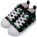 Seamless Bakery Vector Pattern Kids  Mid-Top Canvas Sneakers View2