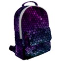 Digital Abstract Party Event Flap Pocket Backpack (Large) View2