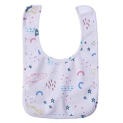 Spaceship Pattern Star Baby Bib by Pakjumat