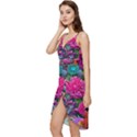 Flowers Nature Spring Blossom Flora Petals Art Wrap Frill Dress View2