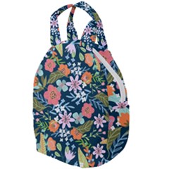 Flowers Flower Flora Nature Floral Background Painting Travel Backpack by Pakjumat