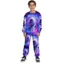 The Cosmonaut Galaxy Art Space Astronaut Kids  Sweatshirt set View1